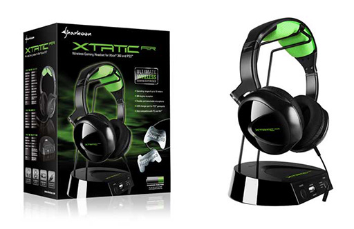 画像ギャラリー No.002のサムネイル画像 / SHARKOONのゲーマー向けワイヤレスヘッドセット「X-Tatic Air」が7月26日に発売。PCとPS3,Xbox 360などに対応