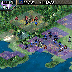 画像ギャラリー No.007のサムネイル画像 / iモード版「信長の野望・将星録」本日配信開始。携帯電話でも1枚マップを実現