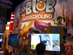 画像ギャラリー No.001のサムネイル画像 / ［E3 2010］塗り絵で世界を変えるアクションゲーム「de Blob」の続編はマルチプラットフォームに。あのわんぱくブロブが再び大暴れだ