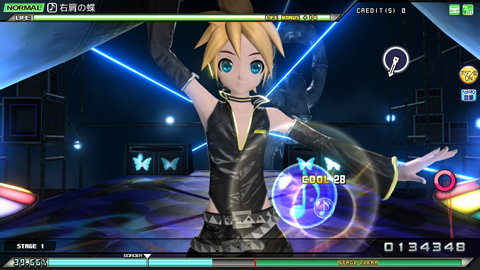 画像ギャラリー No.005のサムネイル画像 / 「初音ミク Project DIVA Arcade」，“右肩の蝶”“炉心融解”など，追加楽曲5曲が本日配信開始。リン＆レンの追加モジュールも登場