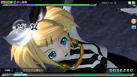 画像ギャラリー No.009のサムネイル画像 / 「初音ミク Project DIVA Arcade」，“右肩の蝶”“炉心融解”など，追加楽曲5曲が本日配信開始。リン＆レンの追加モジュールも登場