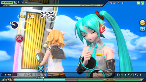 画像ギャラリー No.013のサムネイル画像 / 「初音ミク Project DIVA Arcade」，“右肩の蝶”“炉心融解”など，追加楽曲5曲が本日配信開始。リン＆レンの追加モジュールも登場