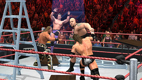 画像ギャラリー No.013のサムネイル画像 / 「WWE SmackDown vs. Raw 2011」が2011年2月に日本上陸。事件だらけで面白かった2010年を,ゲームでどのように再現したのか。もちろん,ヨシ・タツもいるよ