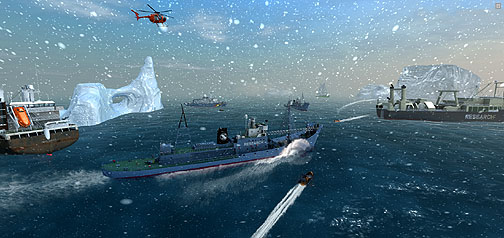 画像ギャラリー No.002のサムネイル画像 / ［E3 2010］「Ship Simulator Extreme」は消火用ボートから大型石油タンカーまでを操舵しこなすシミュレータ