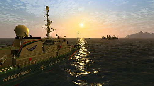 画像ギャラリー No.004のサムネイル画像 / ［E3 2010］「Ship Simulator Extreme」は消火用ボートから大型石油タンカーまでを操舵しこなすシミュレータ