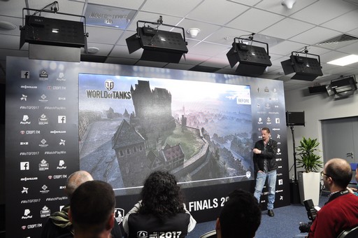 画像ギャラリー No.012のサムネイル画像 / 「World of Tanks」の世界大会決勝戦，The Grand Finals 2017のプレスカンファレンスをレポート。9.19アップデートでランク戦が実装