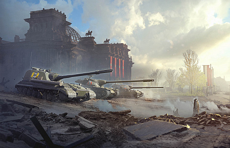 画像ギャラリー No.002のサムネイル画像 / 「World of Tanks」，長期イベント「バトルパス」のシーズン2が開幕。1945年のベルリンを緻密に再現した新マップも登場