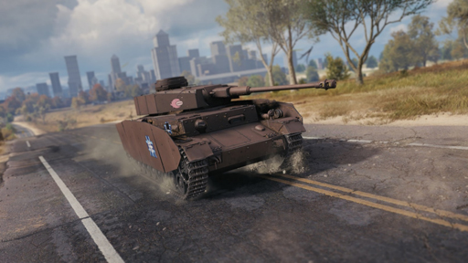 画像ギャラリー No.002のサムネイル画像 / 「World of Tanks」と“ガールズ＆パンツァー 最終章”とのコラボが開始。あんこうチームのエンブレム付きIV号戦車H型とメンバーが登場