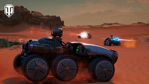 画像ギャラリー No.007のサムネイル画像 / 低重力の火星で探査機に乗ってバトルを繰り広げる。PC版「World of Tanks」，期間限定モード“マーズ・パニック”を5月11日18：00より実施
