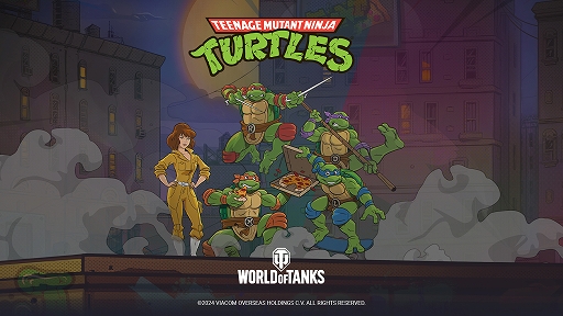 画像ギャラリー No.001のサムネイル画像 / 「World of Tanks」とニンジャ・タートルズのコラボを開催。バトルパスシーズン「TMNT Pass」,3月5日開幕