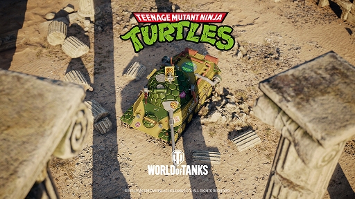 画像ギャラリー No.004のサムネイル画像 / 「World of Tanks」とニンジャ・タートルズのコラボを開催。バトルパスシーズン「TMNT Pass」,3月5日開幕