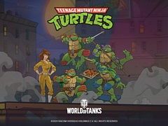 「World of Tanks」とニンジャ・タートルズのコラボを開催。バトルパスシーズン「TMNT Pass」，3月5日開幕