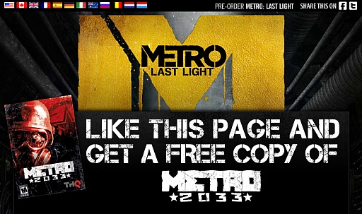 画像ギャラリー No.003のサムネイル画像 / インゲームシーンを使った「Metro: Last Light」の最新ムービーが公開。前作が無料で手に入るFacebookキャンペーンも
