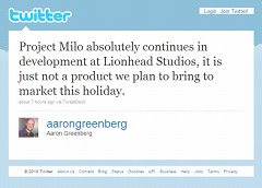 画像ギャラリー No.002のサムネイル画像 / Lionhead Studios，「Milo & Kate」開発チームの写真を公開。プロジェクト自体の存在はほぼ確定