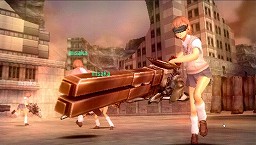 画像ギャラリー No.021のサムネイル画像 / 「GOD EATER BURST」がアニメ「とある魔術の禁書目録II」とコラボ。DLC第1弾では，ミッション“とある神機の欠陥電気”と“御坂妹の衣装＆ヘアセット”が追加に