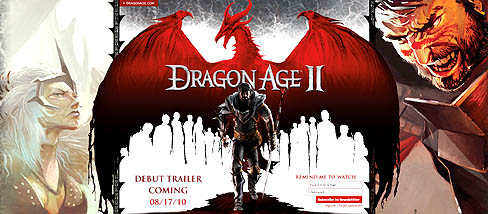 画像ギャラリー No.002のサムネイル画像 / ついに「Dragon Age II」の制作が発表。オープンした公式サイトには,8月17日のデビュームービーの予告も
