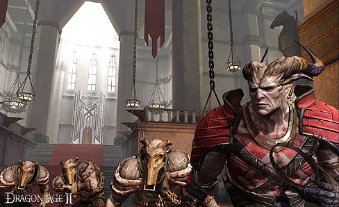 画像ギャラリー No.001のサムネイル画像 / 「Dragon Age 2」。前作のセーブデータをインポートすることで,ゲーム世界のあり方が変貌するゲームシステムが明らかに