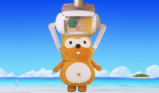 画像ギャラリー No.003のサムネイル画像 / セガのゲームセンターに「ポンタ特大ぬいぐるみ」が登場