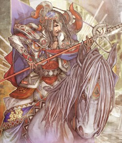 画像ギャラリー No.011のサムネイル画像 / 新作ブラウザストラテジー「戦略三国志 〜後の孔明である〜」，風間雷太氏の描く“諸葛孔明”と“司馬懿”のメインイラストをお披露目
