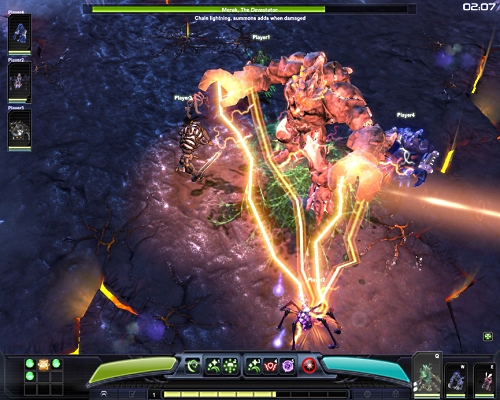 画像ギャラリー No.002のサムネイル画像 / 「Darkspore」の協力プレイを紹介するムービーが公開。互いのスキルを使って協力し合おう