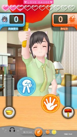 画像ギャラリー No.005のサムネイル画像 / 「ラブプラスアーケード カラフルClip」に新たな“デート”「叩いてかぶってジャンケンポン」が登場。オリジナル衣装の追加も