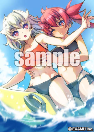 画像ギャラリー No.001のサムネイル画像 / 「アルカナハート」ヴァイスとシャルラッハロートのタペストリーが登場