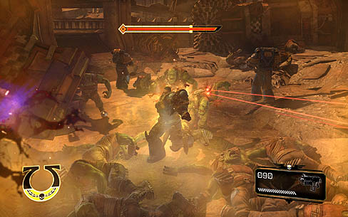 画像ギャラリー No.009のサムネイル画像 / オルク対人類の激しすぎる戦いを描く「Warhammer 40,000: Space Marine」を紹介するのが，今週の「海外ゲーム四天王」である