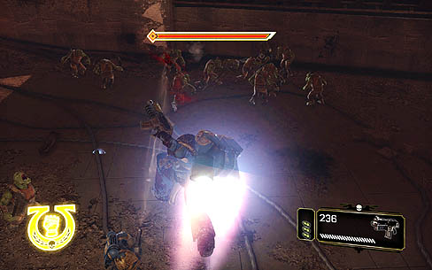 画像ギャラリー No.010のサムネイル画像 / オルク対人類の激しすぎる戦いを描く「Warhammer 40,000: Space Marine」を紹介するのが，今週の「海外ゲーム四天王」である
