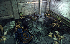 画像ギャラリー No.013のサムネイル画像 / オルク対人類の激しすぎる戦いを描く「Warhammer 40,000: Space Marine」を紹介するのが，今週の「海外ゲーム四天王」である