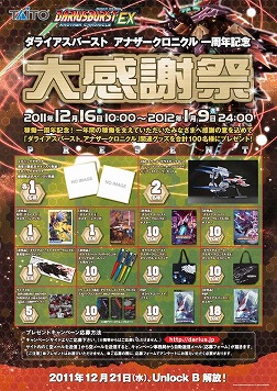 画像ギャラリー No.001のサムネイル画像 / 「ダライアスバースト アナザークロニクル」の稼働1周年を記念し大感謝祭