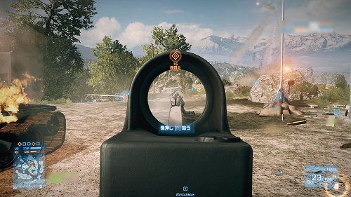 画像ギャラリー No.004のサムネイル画像 / PC版「バトルフィールド 3」の64人が参加するマルチプレイをレポート。銃弾が飛び交い,戦車が地を駆け,戦闘機が空に舞う戦場へ飛び出せ