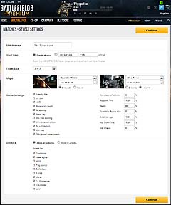 画像ギャラリー No.003のサムネイル画像 / 「Battlefield 3」のマッチメイクを可能にする新機能，「Matches」が開発中。豊富なカスタマイズ機能を用意