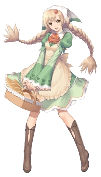 画像ギャラリー No.003のサムネイル画像 / ウィンダリア島から魔法のパン屋の3人娘が4Gamer編集部に配達に来ちゃったので，「シャイニング・ハーツ」の“魔法のパン”システムを詳しく紹介しようの巻