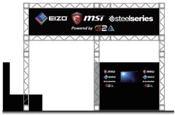 画像ギャラリー No.001のサムネイル画像 / EIZOとMSI,SteelSeriesが東京ゲームショウ2015に共同ブースを出展