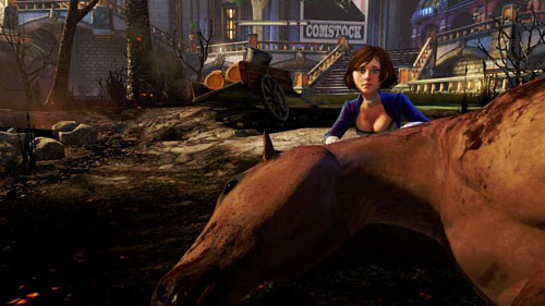 画像ギャラリー No.005のサムネイル画像 / ［E3 2011］見えてきた「BioShock Infinite」のゲーム世界。青空のまぶしい浮遊都市でエリザベスを助けるのだ