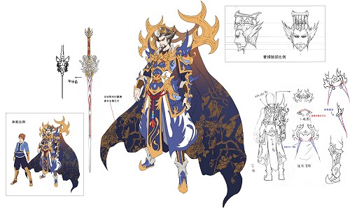 画像ギャラリー No.021のサムネイル画像 / 名前もカオスなら武将もカオス。「SANGOKU CHAOS」のキャラクター設定資料が公開に。αテスト用クライアントの先行ダウンロードも開始