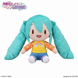 画像ギャラリー No.003のサムネイル画像 / 「初音ミク」×「オシャレ魔女 ラブ and ベリー」コラボのふわぷちぬいぐるみがプライズ商品として登場。ラブ衣装とベリー衣装の2種