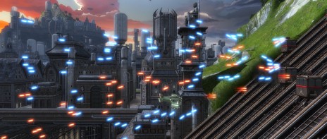 画像ギャラリー No.001のサムネイル画像 / 横スクロールシューティング「Sine Mora」，Xbox Live アーケードにて配信中。時間をコントロールし，敵を撃破しよう
