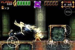 画像ギャラリー No.010のサムネイル画像 / カプコン,モバイルゲーム「魔界村騎士列伝II」のau版とiPhone/iPod touch版を本日より配信開始