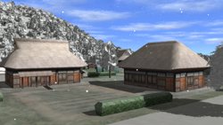 画像ギャラリー No.002のサムネイル画像 / 「A列車で行こう9 建物キット」は10月8日発売。かやぶき屋根の家屋など60種類以上のデータを収録＋大型量販店で購入特典の建物データ配布