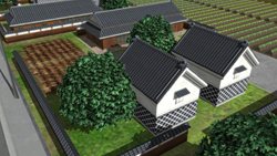 画像ギャラリー No.008のサムネイル画像 / 「A列車で行こう9 建物キット」は10月8日発売。かやぶき屋根の家屋など60種類以上のデータを収録＋大型量販店で購入特典の建物データ配布