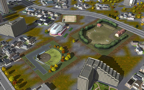 画像ギャラリー No.020のサムネイル画像 / 合計62種類の建物データは“味のある建物”が結構多い? 拡張パック「A列車で行こう9 建物キット」レビュー