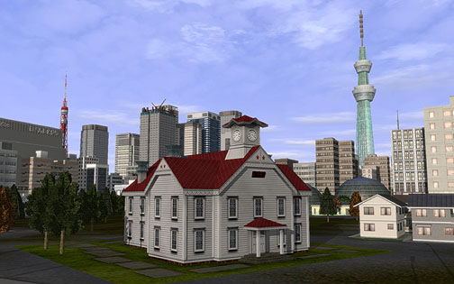 画像ギャラリー No.030のサムネイル画像 / 合計62種類の建物データは“味のある建物”が結構多い? 拡張パック「A列車で行こう9 建物キット」レビュー