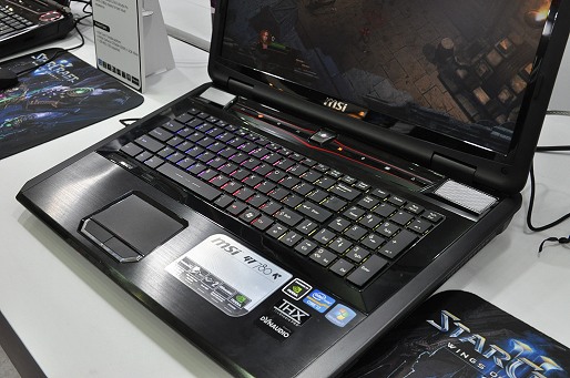 画像ギャラリー No.003のサムネイル画像 / ［COMPUTEX］10キーロールオーバー対応のゲーマー向けノートPCがMSIから間もなく登場。「Afterburner」はついにビデオキャプチャ機能を搭載