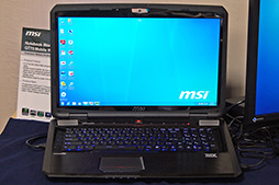 画像ギャラリー No.010のサムネイル画像 / MSI,未発表GPU「Radeon HD 8970M」搭載のゲーマー向けノート「GX70」を発表