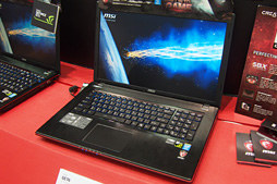 画像ギャラリー No.020のサムネイル画像 / ［COMPUTEX］“3K”液晶パネル採用モデルや液晶内蔵タッチパッド搭載モデルなど，MSIがゲーマー向けノートPCのラインナップを強化