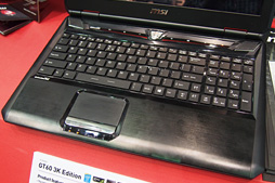 画像ギャラリー No.031のサムネイル画像 / ［COMPUTEX］“3K”液晶パネル採用モデルや液晶内蔵タッチパッド搭載モデルなど，MSIがゲーマー向けノートPCのラインナップを強化