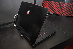 画像ギャラリー No.003のサムネイル画像 / ［COMPUTEX］MSIのゲーマー向けノートPC，最上位モデルの新型は見た目がぐっと今風に。3Kパネル搭載の薄型モデルも