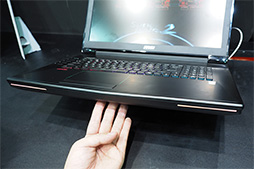 画像ギャラリー No.008のサムネイル画像 / ［COMPUTEX］MSIのゲーマー向けノートPC，最上位モデルの新型は見た目がぐっと今風に。3Kパネル搭載の薄型モデルも