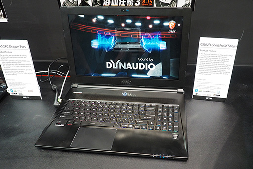 画像ギャラリー No.010のサムネイル画像 / ［COMPUTEX］MSIのゲーマー向けノートPC，最上位モデルの新型は見た目がぐっと今風に。3Kパネル搭載の薄型モデルも